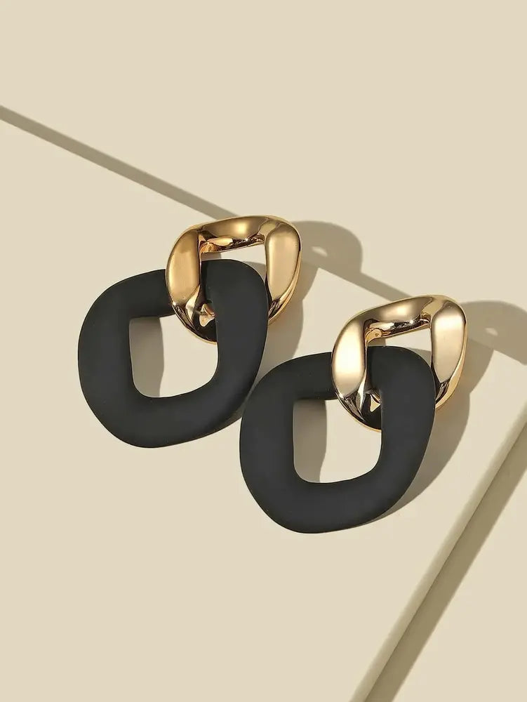 Обеци Two Tone Chain