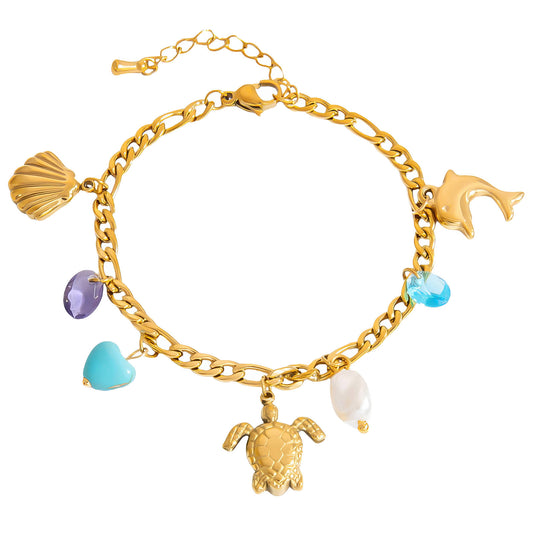 Гривна "Ocean Charms" – Морски съкровища и цветен летен шик