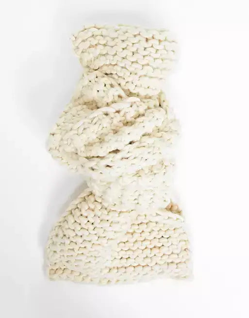 Шал oversized chunky knit