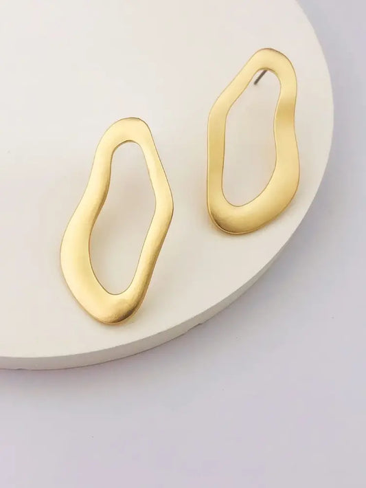 Обеци Geometric Stud