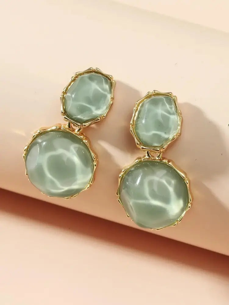 Обеци Resin Drop