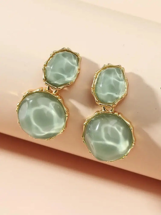 Обеци Resin Drop