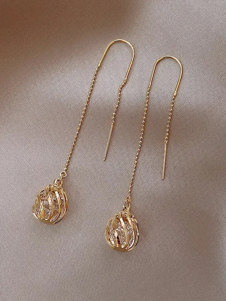 Обеци Rhinestone Decor