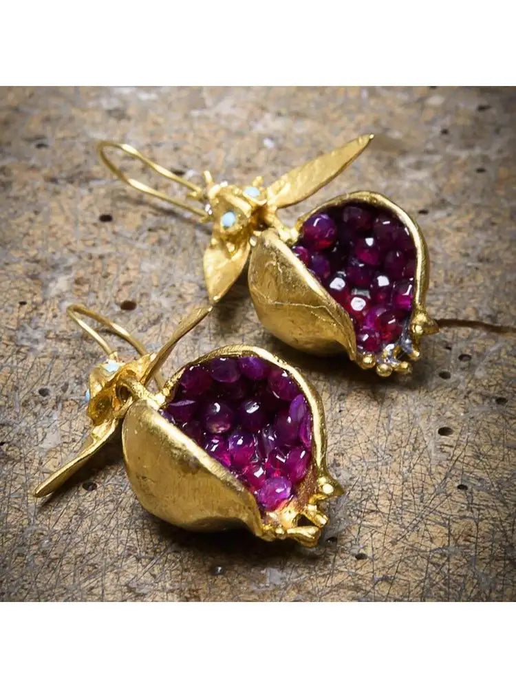 Обеци  Pomegranate